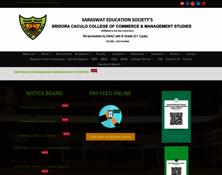 Caculocollege.ac.in thumbnail Caculocollege.ac.in thumbnail