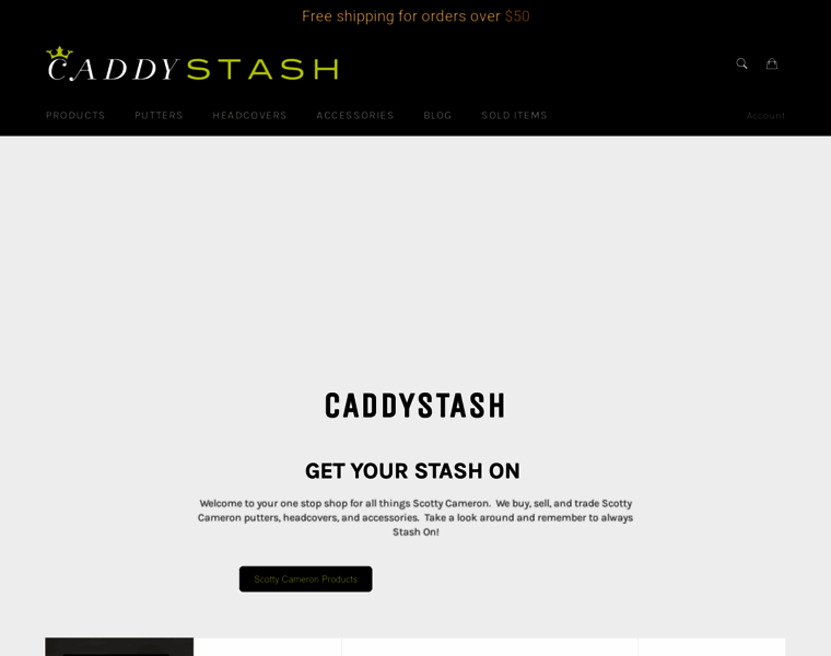 Caddystash.com thumbnail