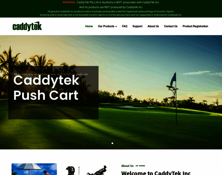Caddytek.us thumbnail