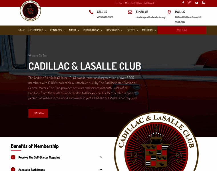 Cadillaclasalleclub.org thumbnail