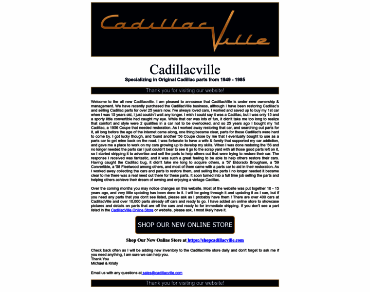Cadillacville.com thumbnail