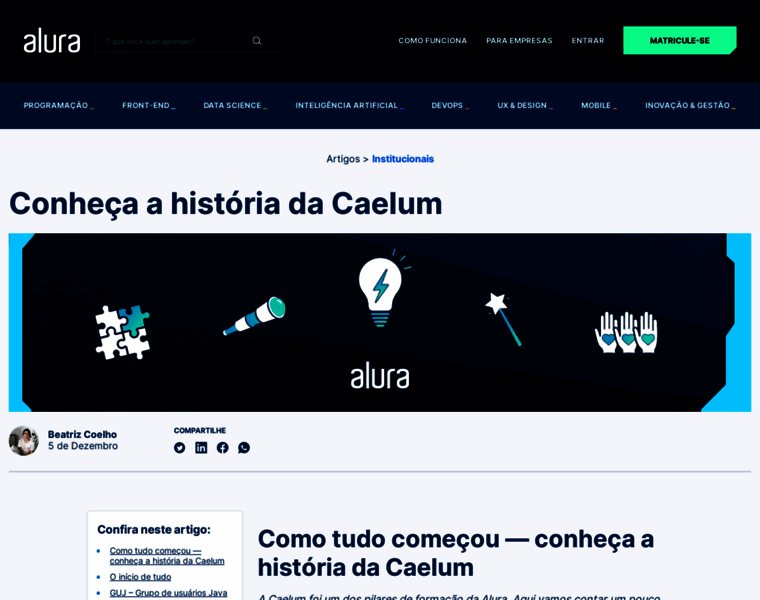 Caelum.com.br thumbnail