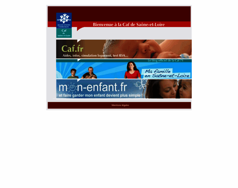 Caf71.fr thumbnail