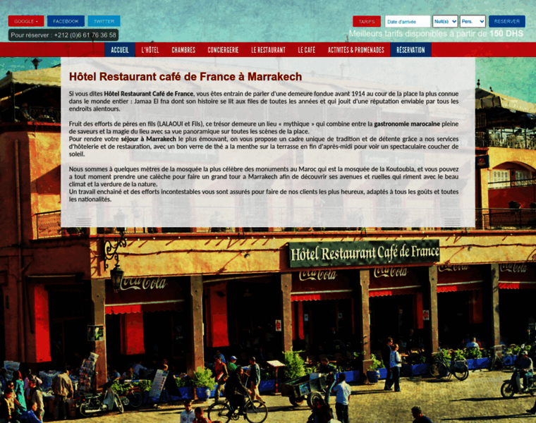 Cafe-france-marrakech.com thumbnail