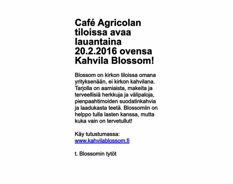 Cafeagricola.fi thumbnail