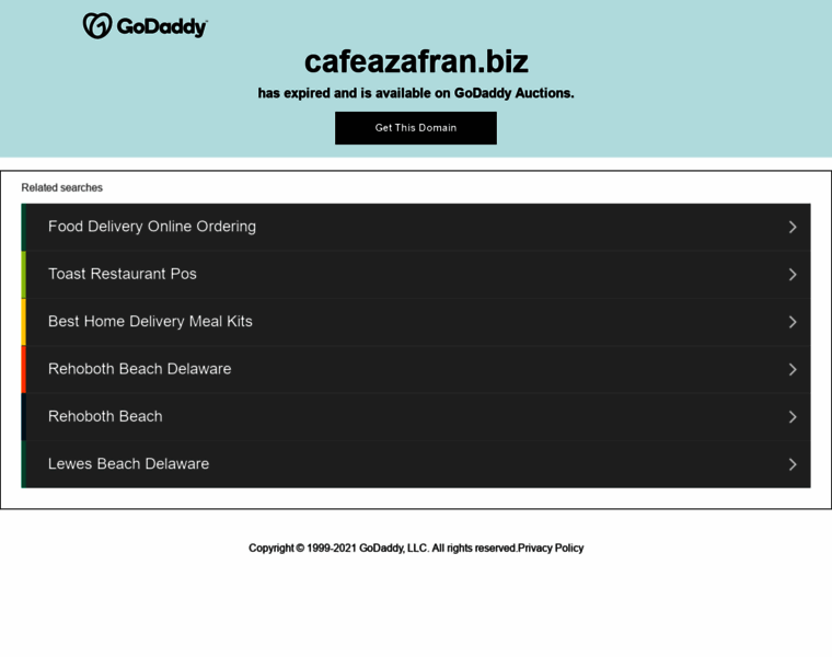 Cafeazafran.biz thumbnail