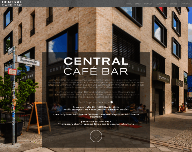 Cafebar-central.com thumbnail