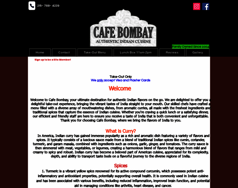 Cafebombay.biz thumbnail