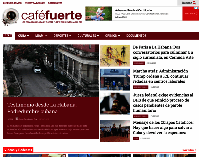 Cafefuerte.com thumbnail Cafefuerte.com thumbnail