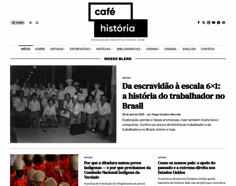 Cafehistoria.com.br thumbnail
