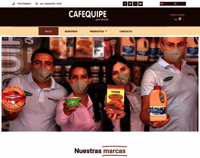 Cafequipe.com.co thumbnail