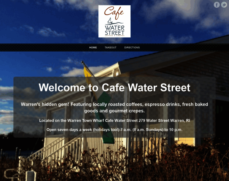 Cafewaterstreet.com thumbnail