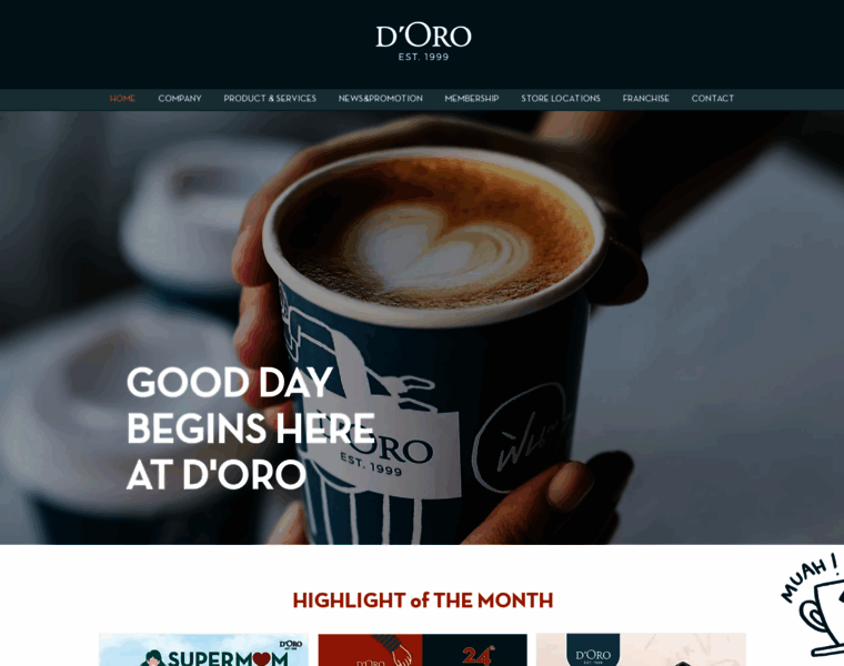 Caffe-d-oro.com thumbnail