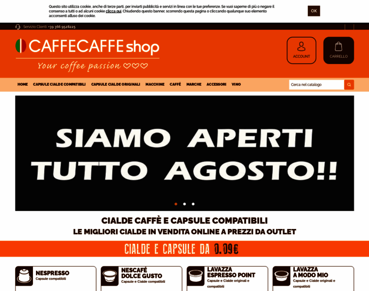 Caffecaffeshop.com thumbnail