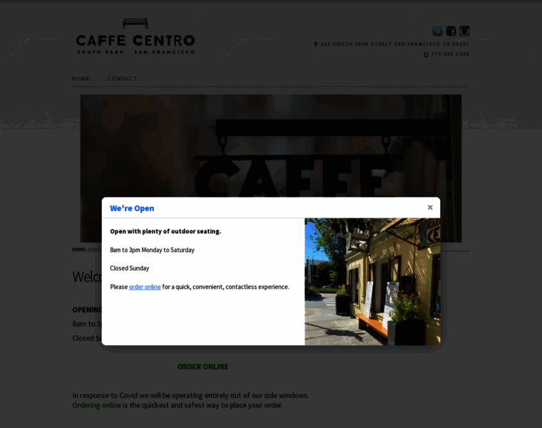 Caffecentro.com thumbnail