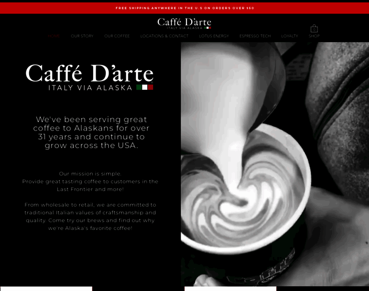 Caffedartealaska.com thumbnail