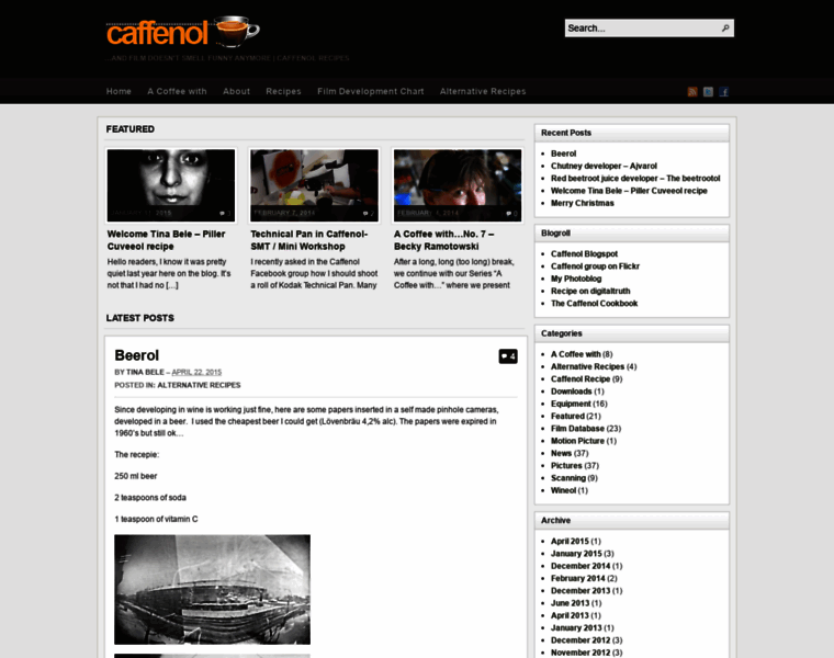 Caffenol.org thumbnail