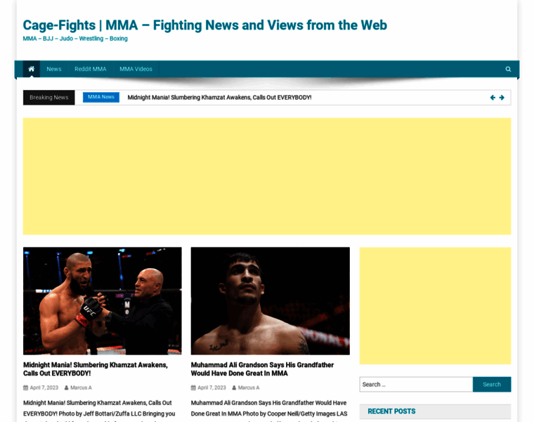 Cage-fights.com thumbnail