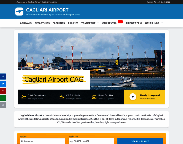 Cagliari-airport.com thumbnail