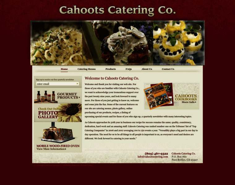 Cahootscatering.com thumbnail