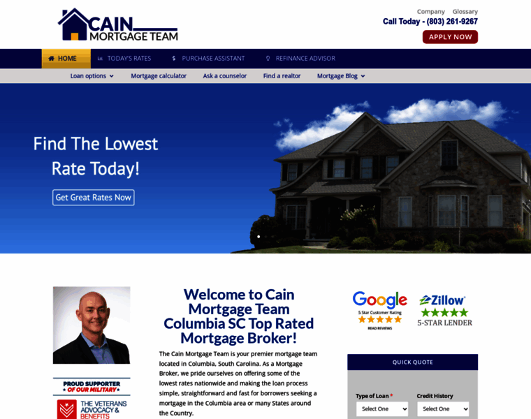 Cainmortgageteam.com thumbnail