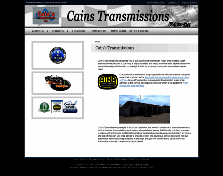 Cainstransmissions.com thumbnail