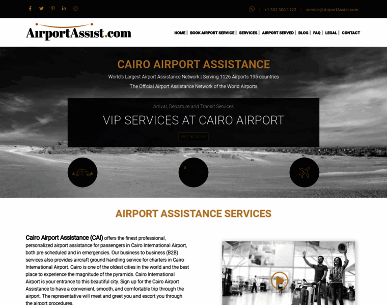 Cairoairportassistance.com thumbnail