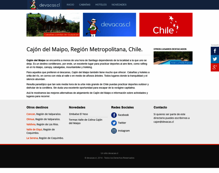 Cajondelmaipo-chile.com thumbnail