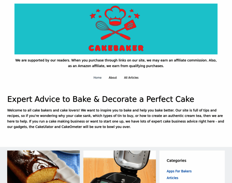 Cakebaker.co.uk thumbnail