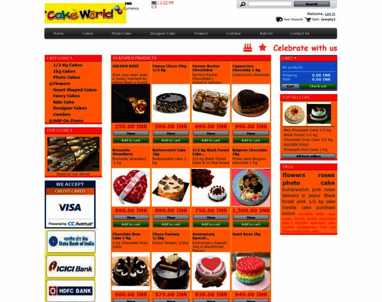 Cakeworldindia.com thumbnail