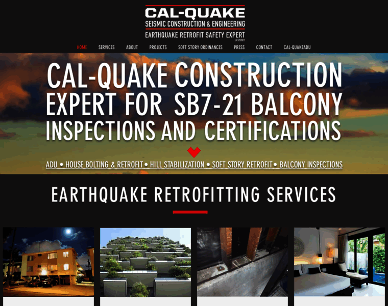 Cal-quake.com thumbnail