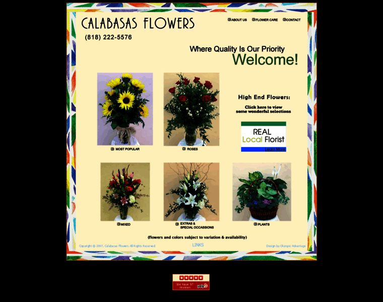 Calabasasflowers.com thumbnail