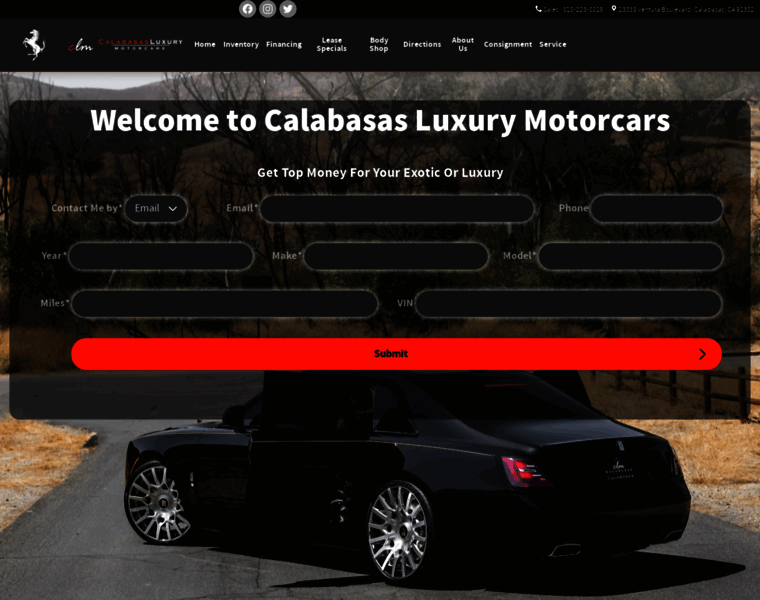 Calabasasluxurymotorcars.com thumbnail