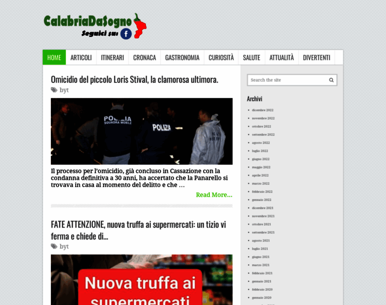 Calabriadasogno.it thumbnail