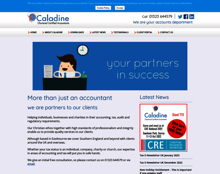 Caladine.co.uk thumbnail