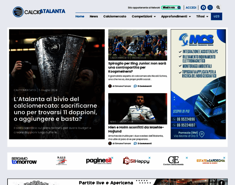 Calcioatalanta.it thumbnail