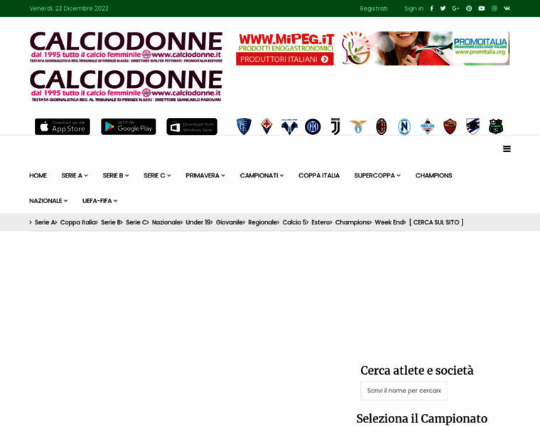 Calciodonne.eu thumbnail