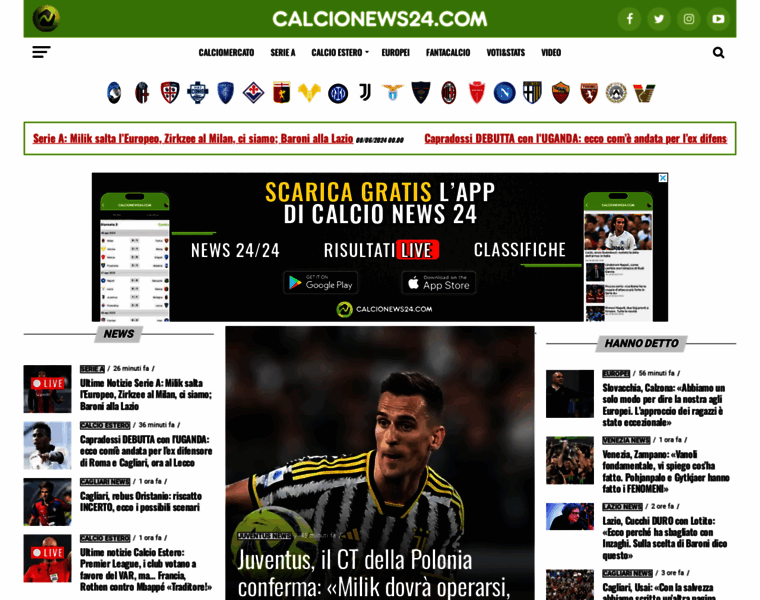 Calcionews24.com thumbnail