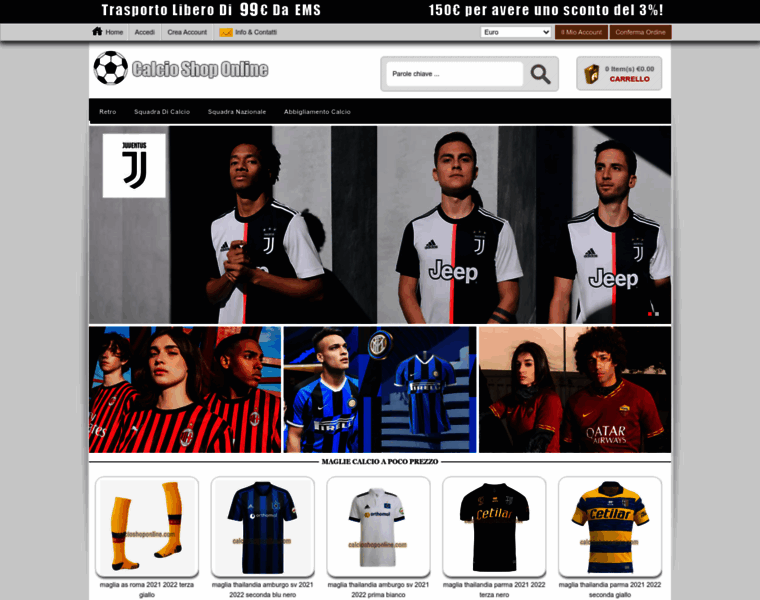 Calcioshoponline.com thumbnail