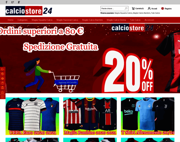Calciostore24.com thumbnail