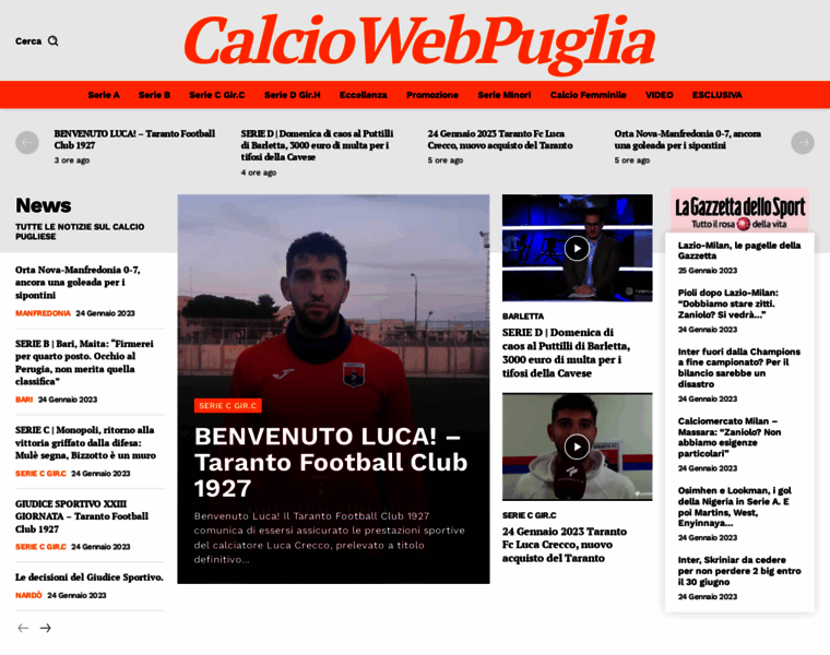 Calciowebpuglia.it thumbnail