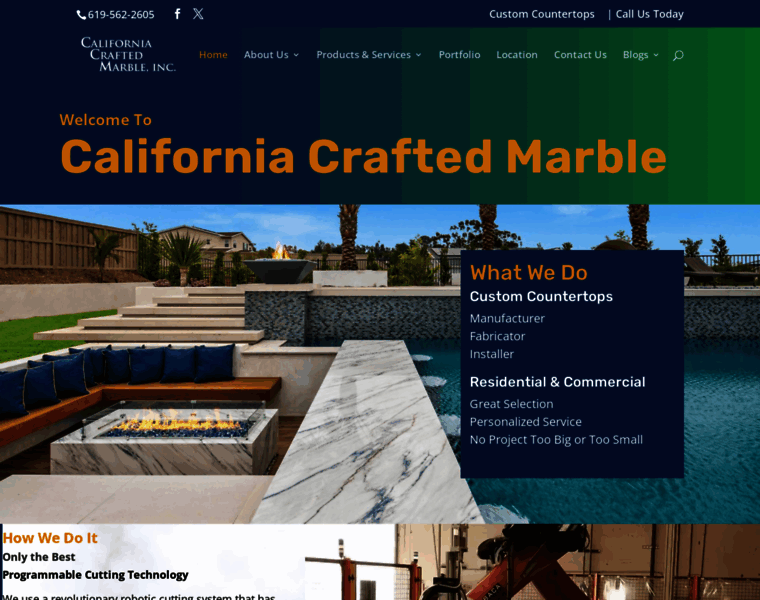 Calcraftedmarble.com thumbnail