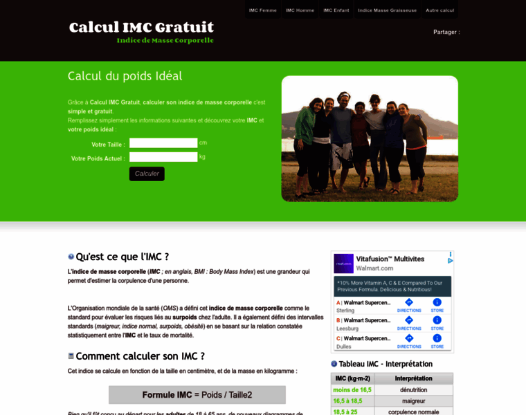 Calcul-imc-gratuit.fr thumbnail Calcul-imc-gratuit.fr thumbnail