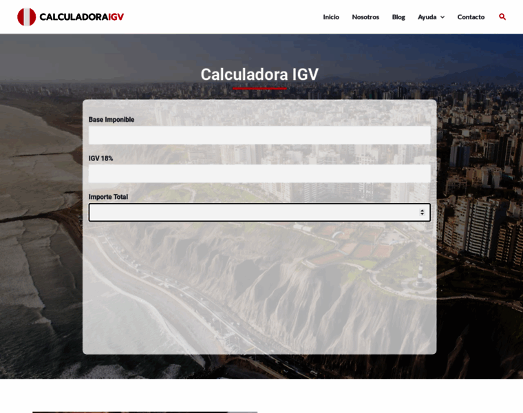 Calculadoraigv.online thumbnail