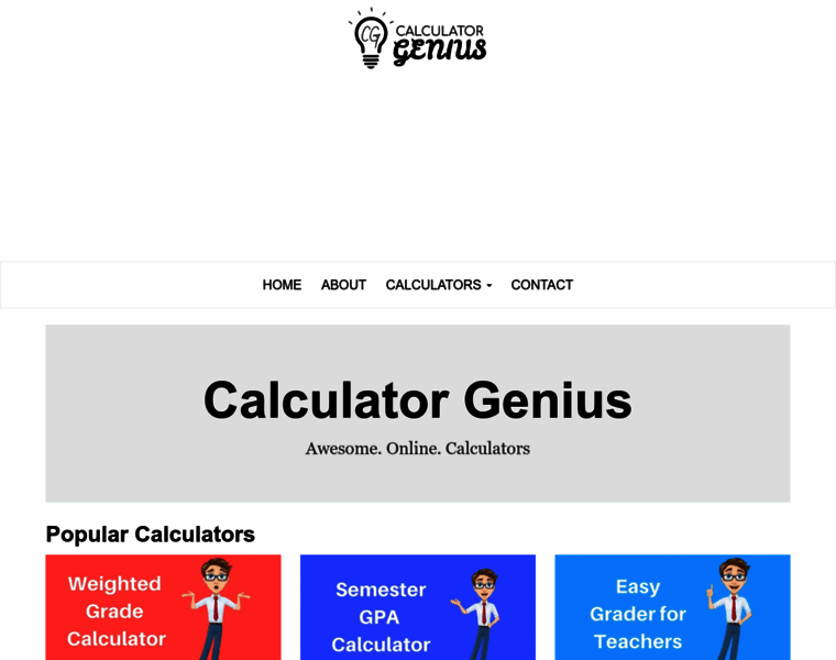 Calculatorgenius.com thumbnail