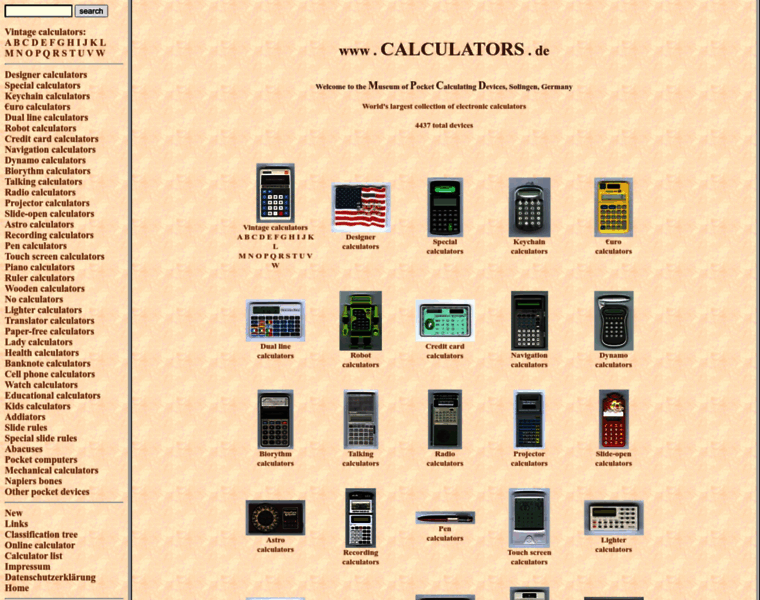 Calculators.de thumbnail