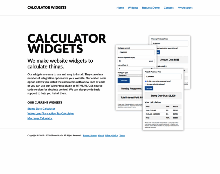 Calculatorwidgets.co.uk thumbnail