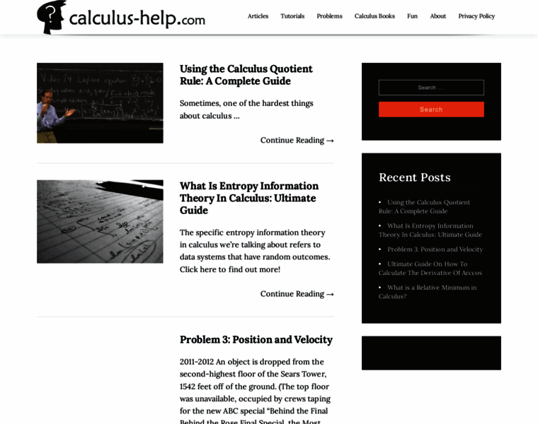 Calculus-help.com thumbnail