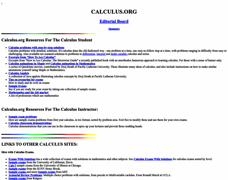Calculus.org thumbnail