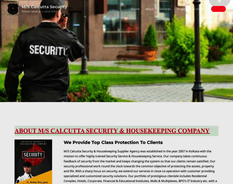 Calcuttasecurity.co.in thumbnail